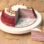 Makanan Viral, Resep Mille Crepe Cake Red Velvet, Tanpa Oven!