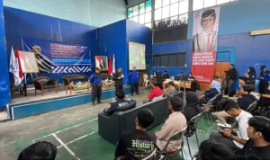 BP2MI Lakukan Sosialisasi Pencegahan Tindak Pidana Perdagangan Orang (TPPO) terhadap pekerja migran di Baleendah Kabupaten Bandung. Foto Agi Jabar Ekspres