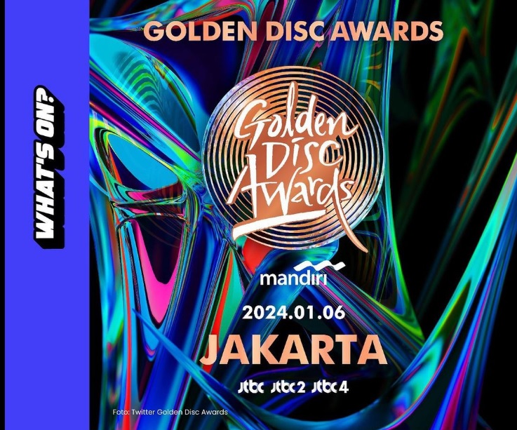 Poster Golden Disk Award ke-38 yang akan digelar di Jakarta. (instagram @goldendiskaward)
