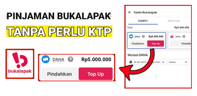 Pinjam Uang Tanpa Ribet di Aplikasi Bukalapak