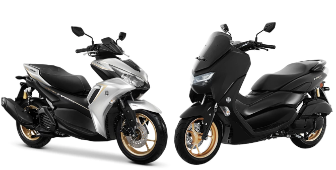 Perbandingan Yamaha Aerox 155 vs Nmax 155