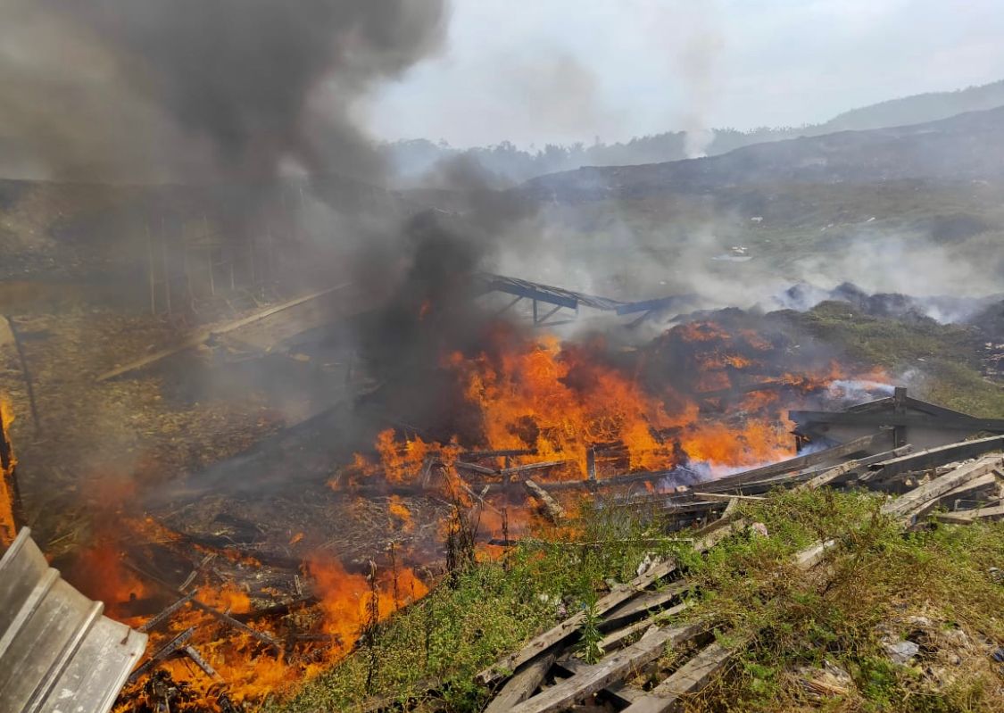 Kemarau Panjang, Kasus Kebakaran Hingga Penyusutan Sumber Mata Air Terjadi di Lembang, KBB pada Minggu, 1 Oktober 2023. (Dok. Istimewa)