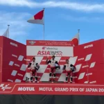 Pebalap binaan AHM, Veda Ega Pratama berhasil naik podium Idemitsu Asia Talent Cup (IATC) seri kedua di sirkuit Twin Ring Motegi, Jepang.