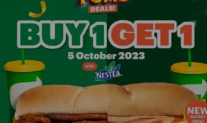 Promo Buy 1 Get 1 Subway di Awal Oktober 2023, Hanya 1 Hari Saja/ Tangkap Layar Instagram @subway.indonesia