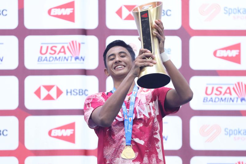 Raih Juara Dunia Tunggal Putra Junior BWF 2023, Alwi: Semoga Kemenangan Ini Jadi Semangat Bangkit Badminton Indonesia