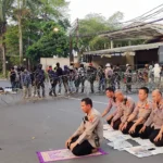 Polisi Kawal Aksi Unras Mahasiswa di Bogor dengan Humanis, Demonstran Membubarkan Diri