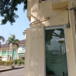 Pintu ATM BSI yang menjadi sumber keresahan mahasiswa UIN Bandung.