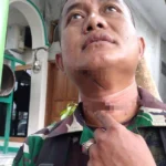 Leher Anggota TNI di Ciamis Ini Terluka Akibat Tersangkut Kabel Diduga Milik Telkom