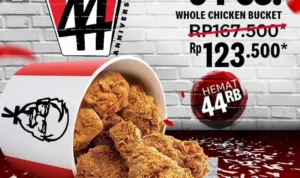 Rayakan Anniversary KFC Yang Ke 44 Tahun Dengan Promo Seru!