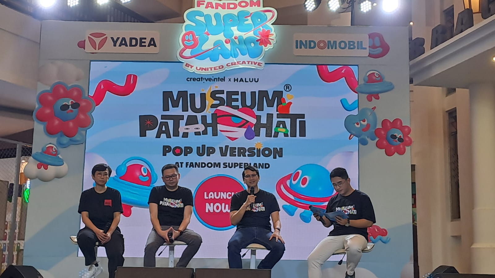 Museum Patah Hati hadir di acara Fandom Superland, Braga CityWalk, Bandung.