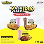 Promo Waroeng Steak & Shake Dalam Flash Sale 10.10!