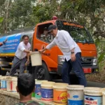 Bantuan Air Bersih Tiba di Kota Banjar, Warga Krisis Air Bersih Bernafas Lega