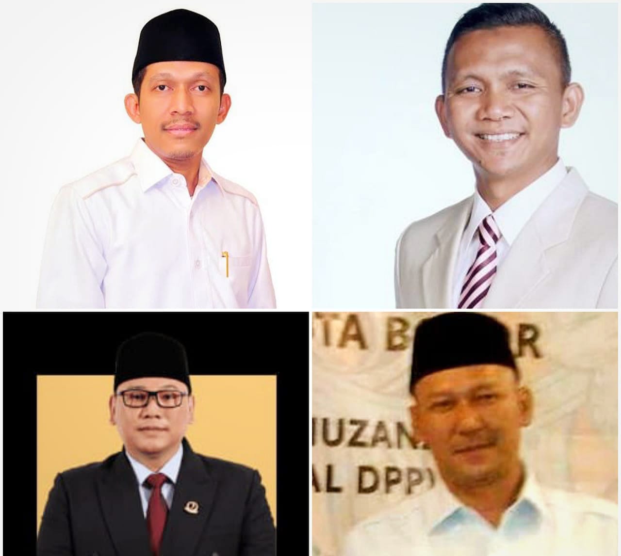 Sejumlah kader Gerindra Kota Bogor yang siap maju di Pilwalkot 2024 mendatang.