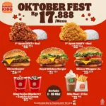 Promo Burger King Indonesia, Jajan Hemat dengan Oktober Fest!