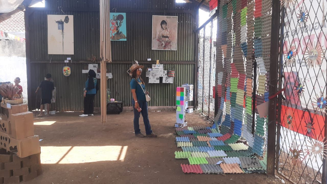 Pameran Bojong Emas Recycle Fest, Manfaatkan Sampah Jadi Karya