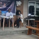 Milenial PAN Jawa Barat mendorong Erick Thohir jadi Cawapres Ganjar Pranowo atau Prabowo Subianto saat ngobrol pintar (ngopi) bareng para milenial dan generasi muda di Kafe Third Space di Jalan A. Yani, Kota Bandung, Rabu 11 Oktober 2023.