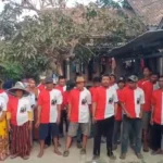 Kelompok petani Pantura bersama Relawan Almijan Pantura mendeklarasikan dukungan bagi Ganjar Pranowo sebagai Calon Presiden di Gelar di Desa Blanakan, Kecamatan Blanakan, Kabupaten Subang.