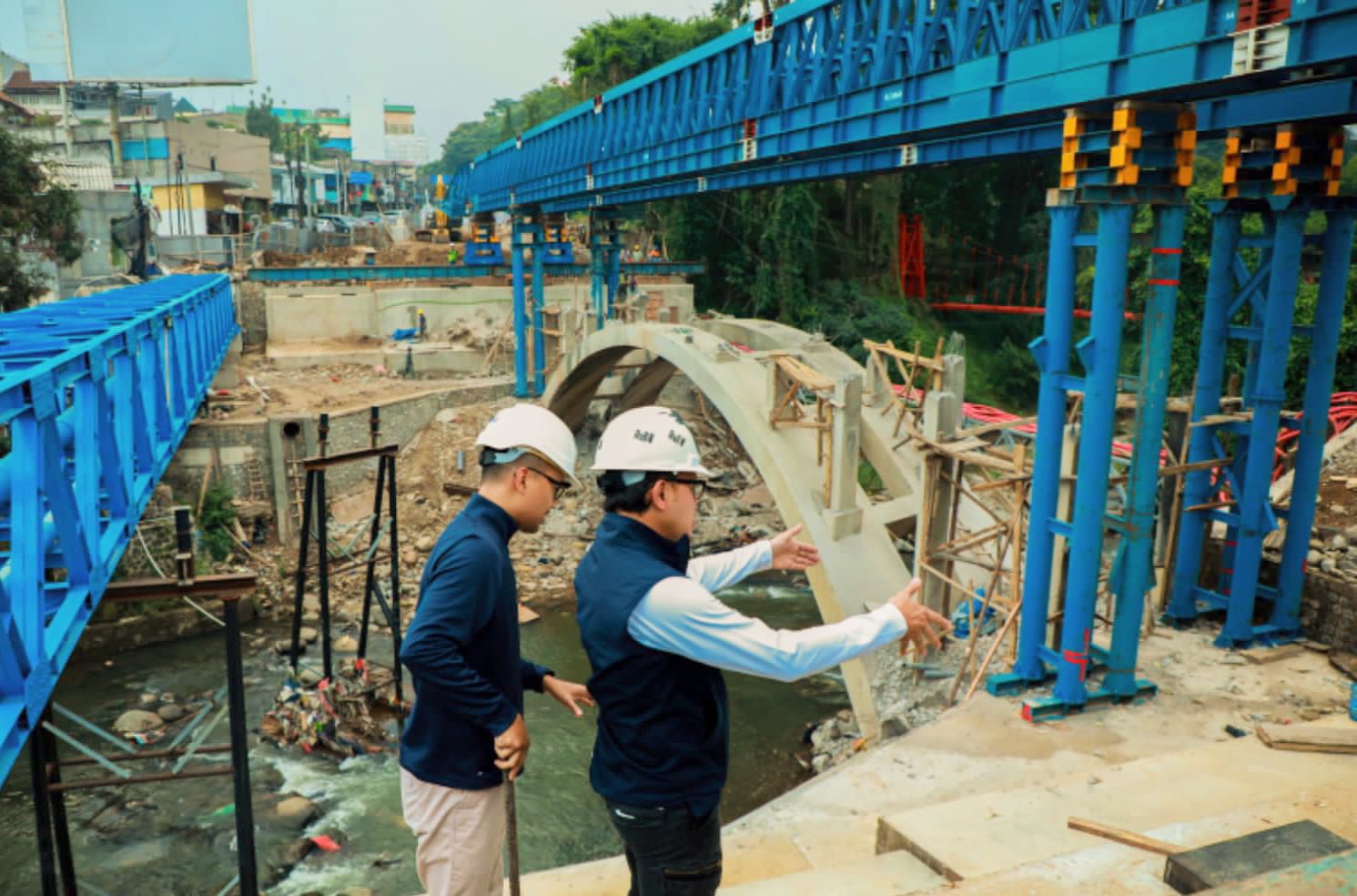 Balok Girder Jembatan Otista Sudah Terpasang, Pemkot Bogor Pastikan Pembangunan Rampung Desember 2023