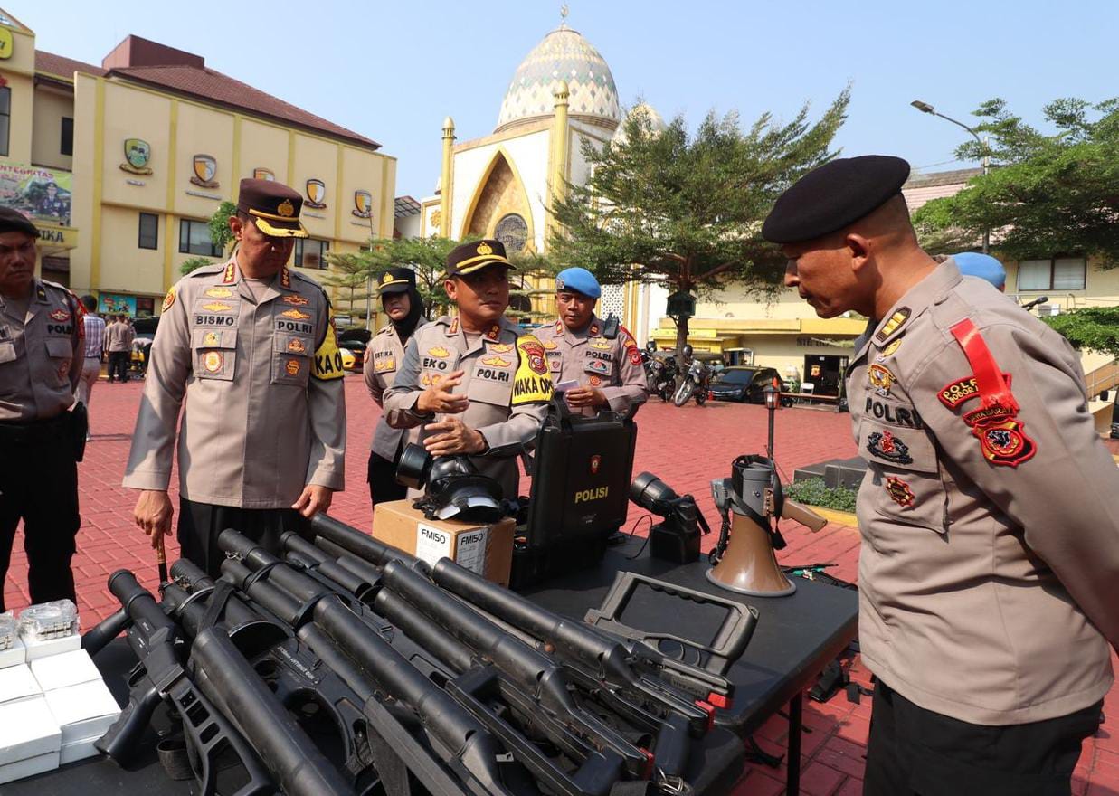 Persiapan Pemilu dan Operasi Mantap Brata Lodaya, Polresta Bogor Kota Pastikan Kelayakan Sarpras