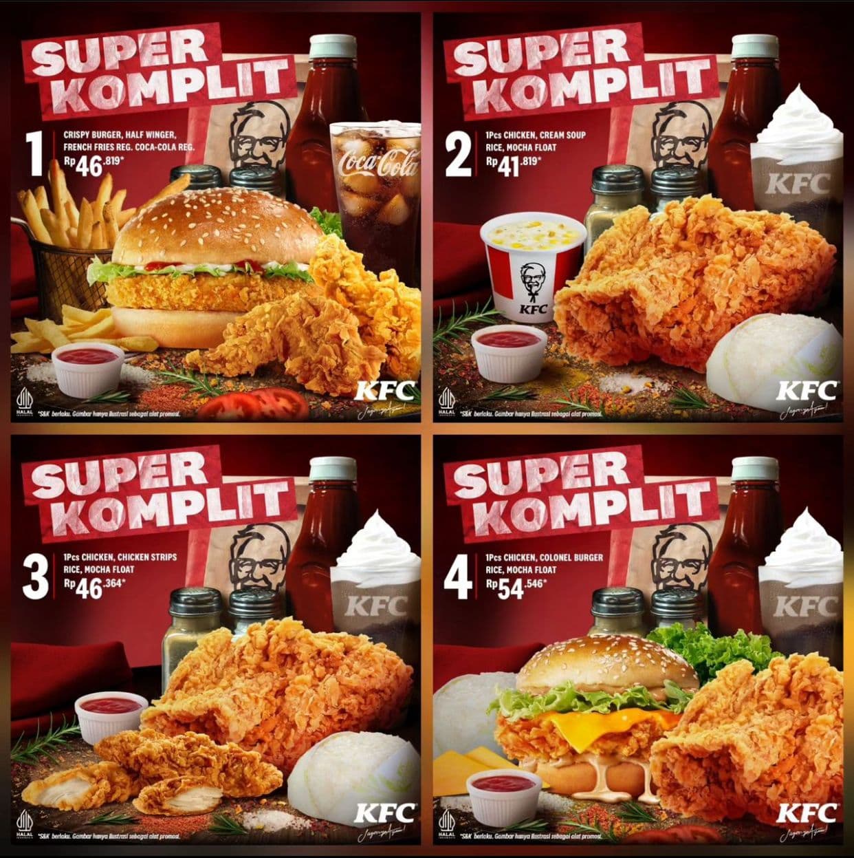 Promo KFC Super Komplit, NIkmati Bersama Orang Terdekat!