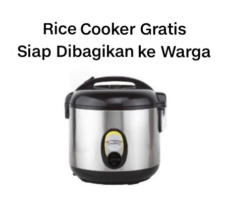 Rice Cooker Listrik Gratis