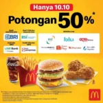 Promo McDonalds, Nantikan Hanya di 10.10 Potongan Hingga 50%!