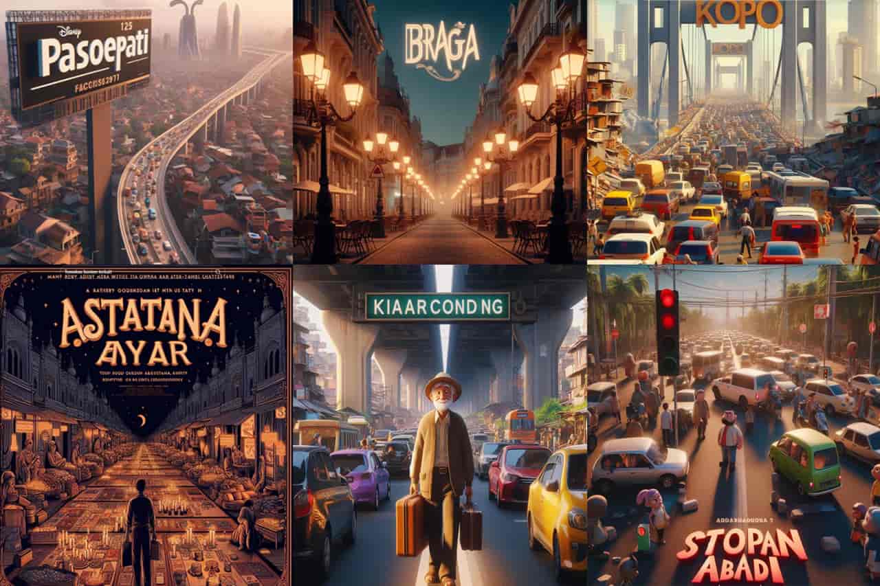 Keren Banget! Poster Disney Pixar Kota Bandung
