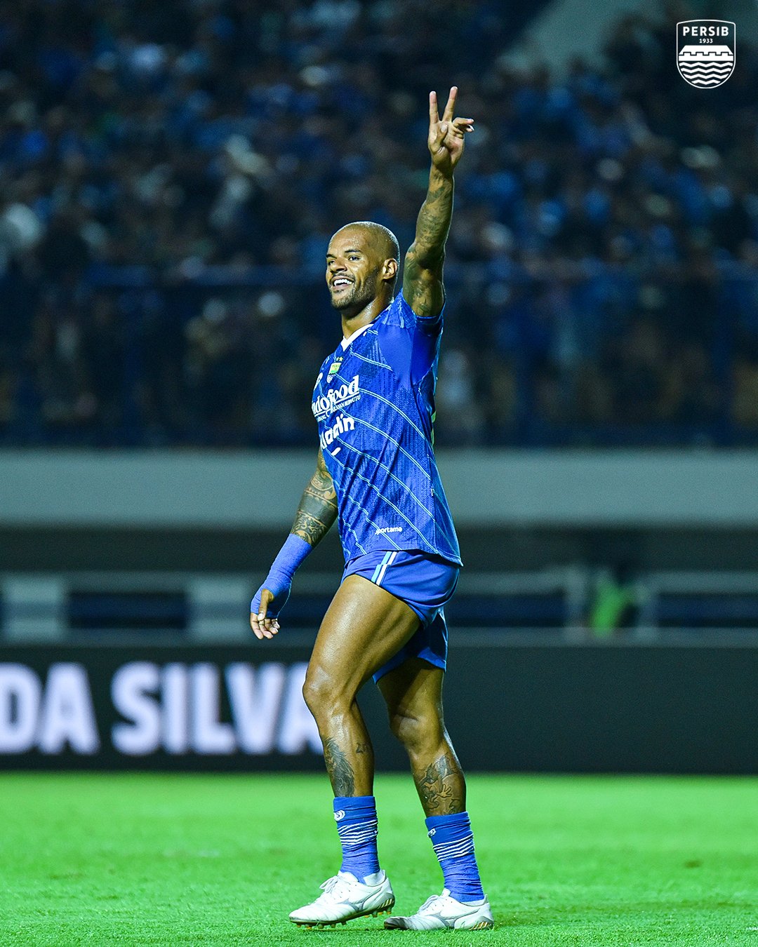 Penyerang andalan Persib Bandung, David da Silva.