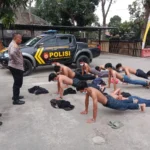 Viral! Ugal-Ugalan Sambil Berkendara, 10 Remaja di Kabupaten Bandung Berhasil Diamankan Polisi. Foto Dok Humas Polsek Baleendah