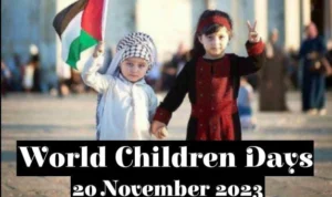 Peringatan hari Anak Sedunia atau World Children Days, 20 November 2023.