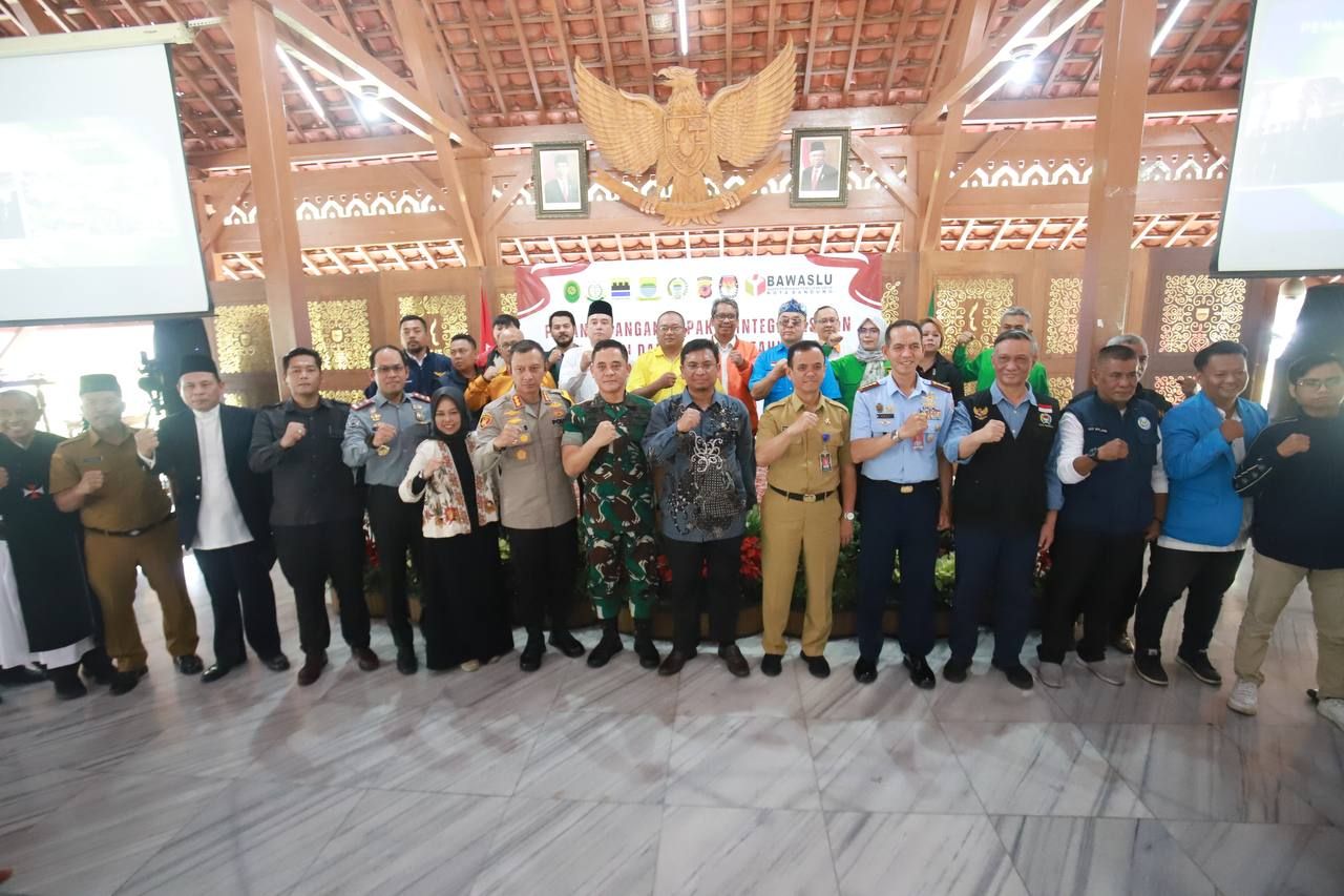 DPRD Kota Bandung Berkomitmen Wujudkan Pemilu Damai Bersama Seluruh Unsur