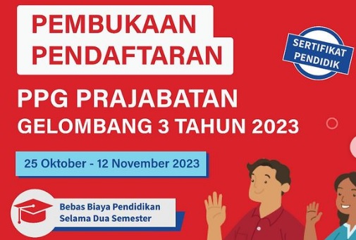 Pengumuman Hasil PPG Prajabatan Gelombang 3 Tahun 2023, Cek Segera!/ Instagram @ppgkemendikbud