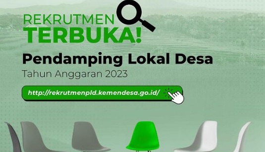 Cek Syarat Rekrutmen Pendamping Lokal Desa 2023/ Instagram @kemendespdtt