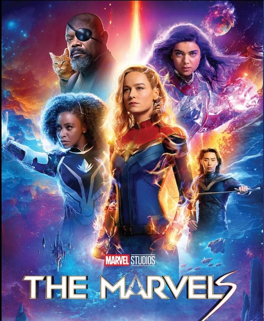 Film The Marvels yang akan mulai tayang besok 8 November 2023 .