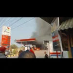SPBU di Jalur Lingkar Selatan Kota Sukabumi Terbakar / tangkap layar warga