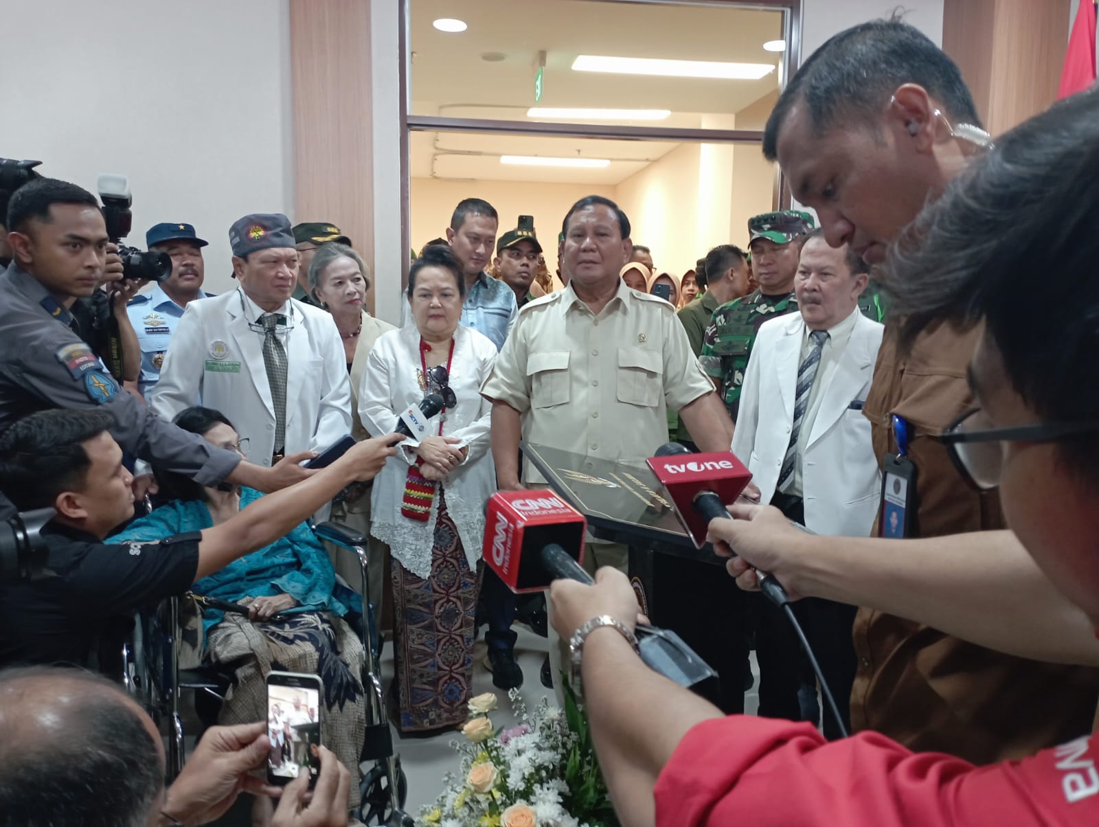 Menhan RI, Prabowo Subianto resmikan RS Salak Sadjiman Kota Bogor (1/11).