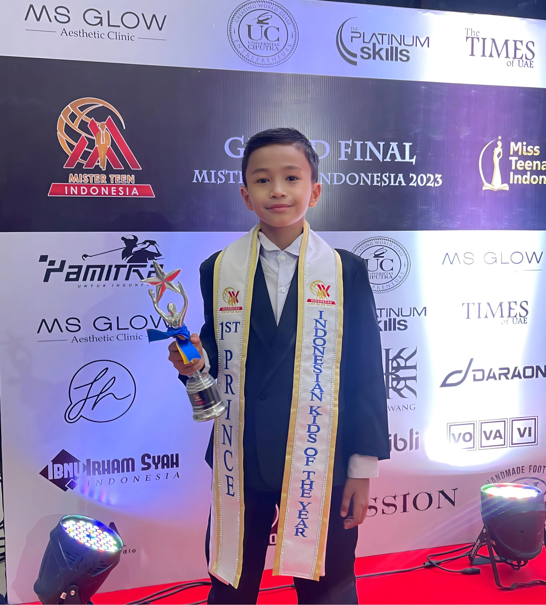 Calvin Valentino Sanjaya Siswa SDN 1 Tagog Apu Wakil Jawa Barat Berhasil Raih Juara 2 Di Ajang Indonesian Kids Of The Year 2023