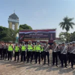 Polda Jawa Barat Gelar Apel Pasukan Operasi Aman Bacuya 2023 Dalam Pengaman Piala Dunia U17. Foto Agi Jabar Ekspres