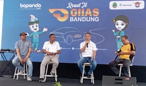 Dok. Bapenda Jabar saat Papar akan Kegiatan GIIAS di Bandung yang akan digelar pasa 22 - 26 November 2023 nanti. Jum'at (17/11). Foto. Sandi Nugraha.