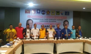 9 partai yang tergabung dalam Koalisi Indonesia Maju (KIM) siap menangkan Prabowo-Gibran di Sukabumi.
