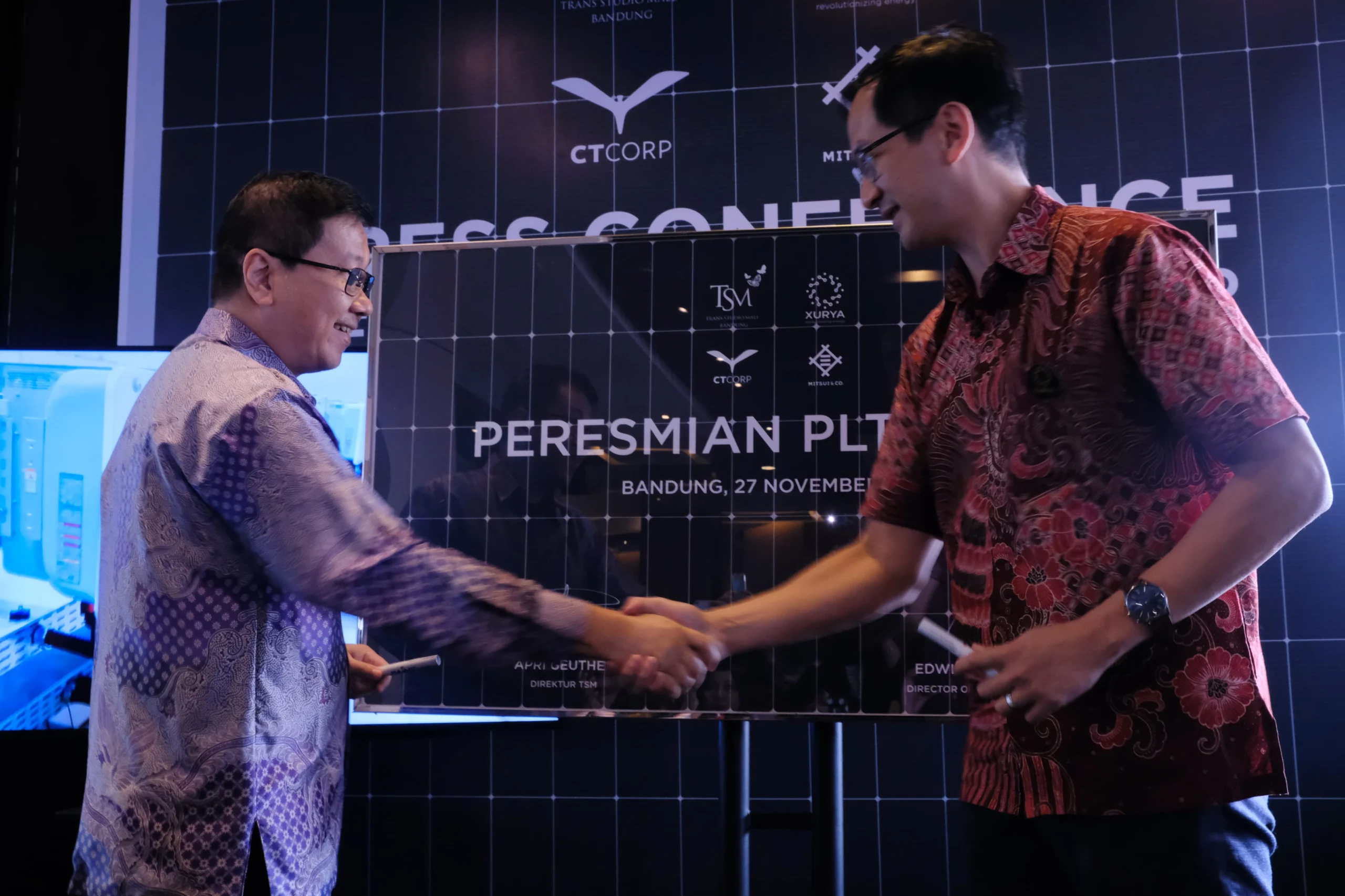 Trans Studio Mall (TSM) Bandung secara resmi mengumumkan penggunaan teknologi Pembangkit Listrik Tenaga Surya (PLTS) Atap.