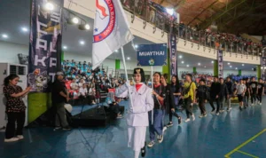 11.819 atlet merayakan prestasi dan pencapaian mereka pada Closing Ceremony Pekan Olahraga Tunggal Event (Portue) Bandung Championship 2023 di Youth Center Sport Jabar Arcamanik, Selasa 31 Oktober 2023 malam.