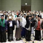 Deklarasi dukungan para Ulama kepada pasangan Ganjar Pranowo dan Mahfud MD di Valley Hotel Kedungbadak, Kecamatan Tanah Sereal, Kota Bogor, Jawa Barat, Sabtu 4 November 2023.