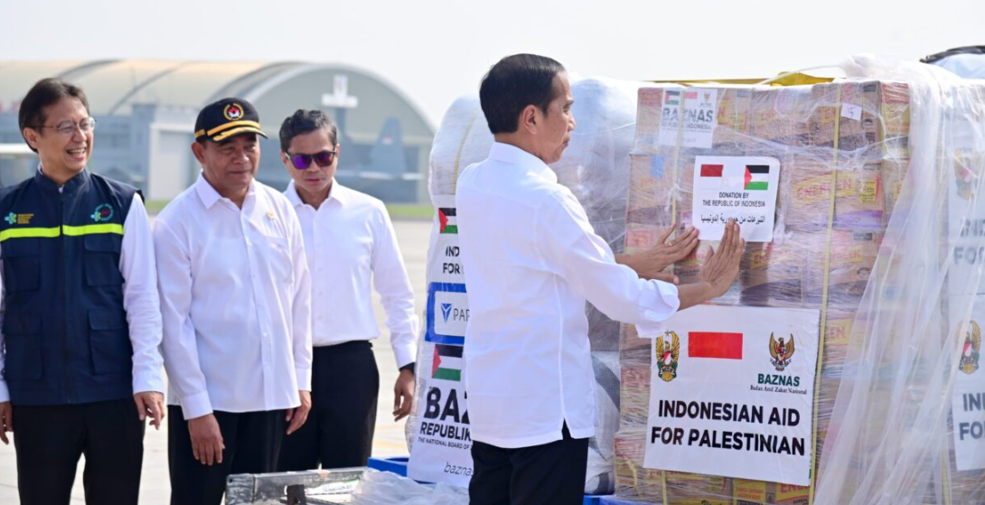 Bantuan Kemanusiaan Indonesia Capai Rp31,9 Miliar, Jokowi Tegaskan