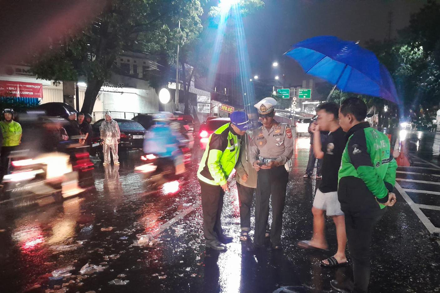 Kecelakaan di Jalan Laswi Bandung, Renggut Nyawa Penumpang Ojol