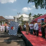 Gaungkan Deklarasi Damai, Kirab Pemilu 2024 Kota Bogor Pawai di 6 Kecamatan