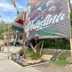 Puluhan Pelukis Jelekong Lakukan Aksi Bela Palestina dengan Cara Ini