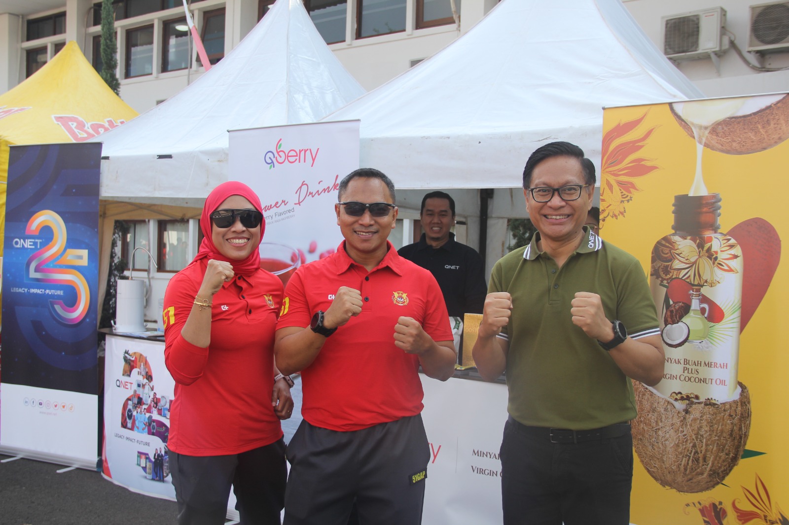 QNET Meriahkan Olahraga Bersama 600 Peserta di Komplek Sesko TNI Bandung