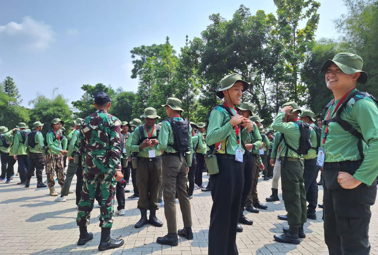 Ratusan Warga Terpilih se-Indonesia Dibekali Pelatihan Bela Negara dan Penanggulangan Kebencanaan