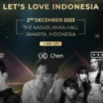 Line Up 'We Are All One" (WAAO) Lets Love Indonesia Pre-Christmas K-Pop Consert di Jakarta.